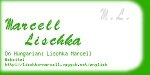 marcell lischka business card